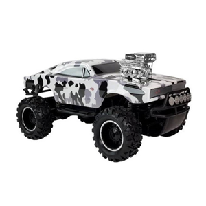 اسباب بازی ماشین کنترلی شارژی آفرود سفید مشکی Remote Controlled Off-Road 2.4G 1:10 -اسباب بازی